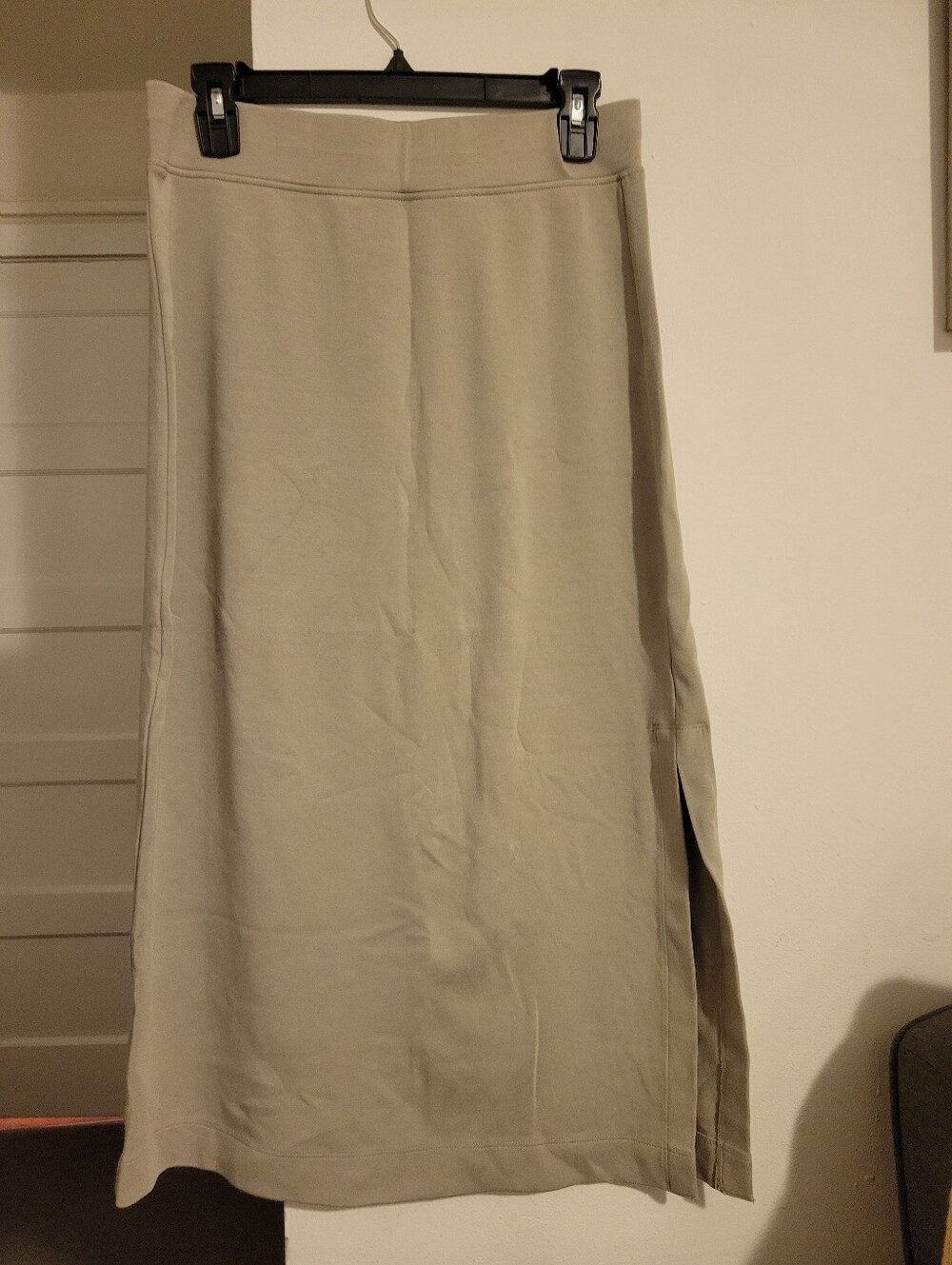 AYR High Hopes Skirt Stone Grey M Pima Cotton Blend - Picture 4 of 10